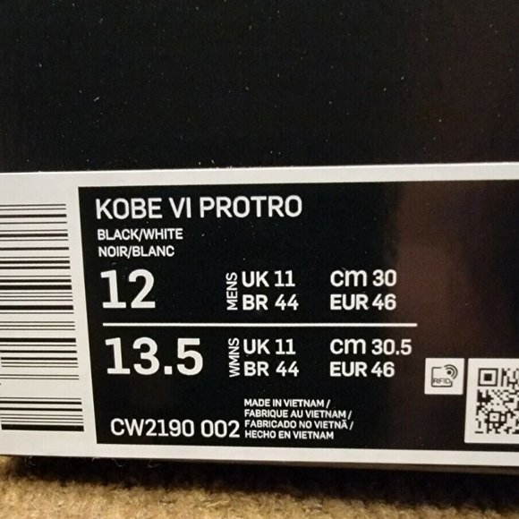 Kobe 6 protro Mamacita 2022 size 12 - Picture 5 of 5
